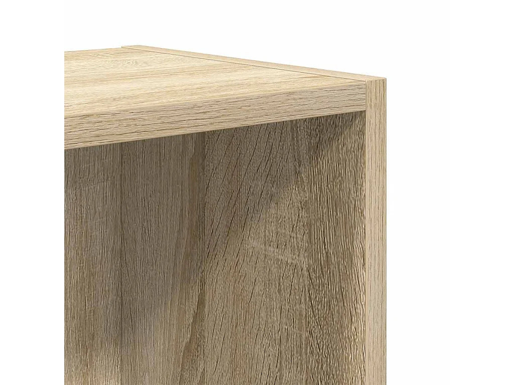 Bibliothèque chêne sonoma 31x24x52 cm bois d'ingénierie