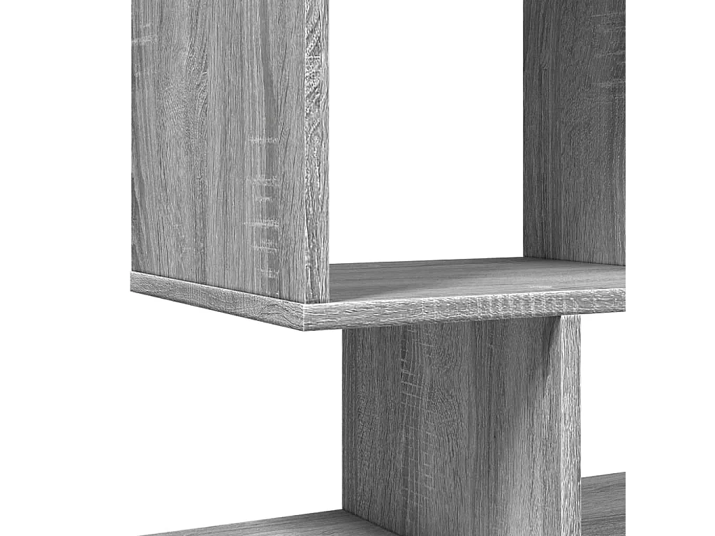 Bibliothèque séparatrice de pièce sonoma gris 92x29x112 cm