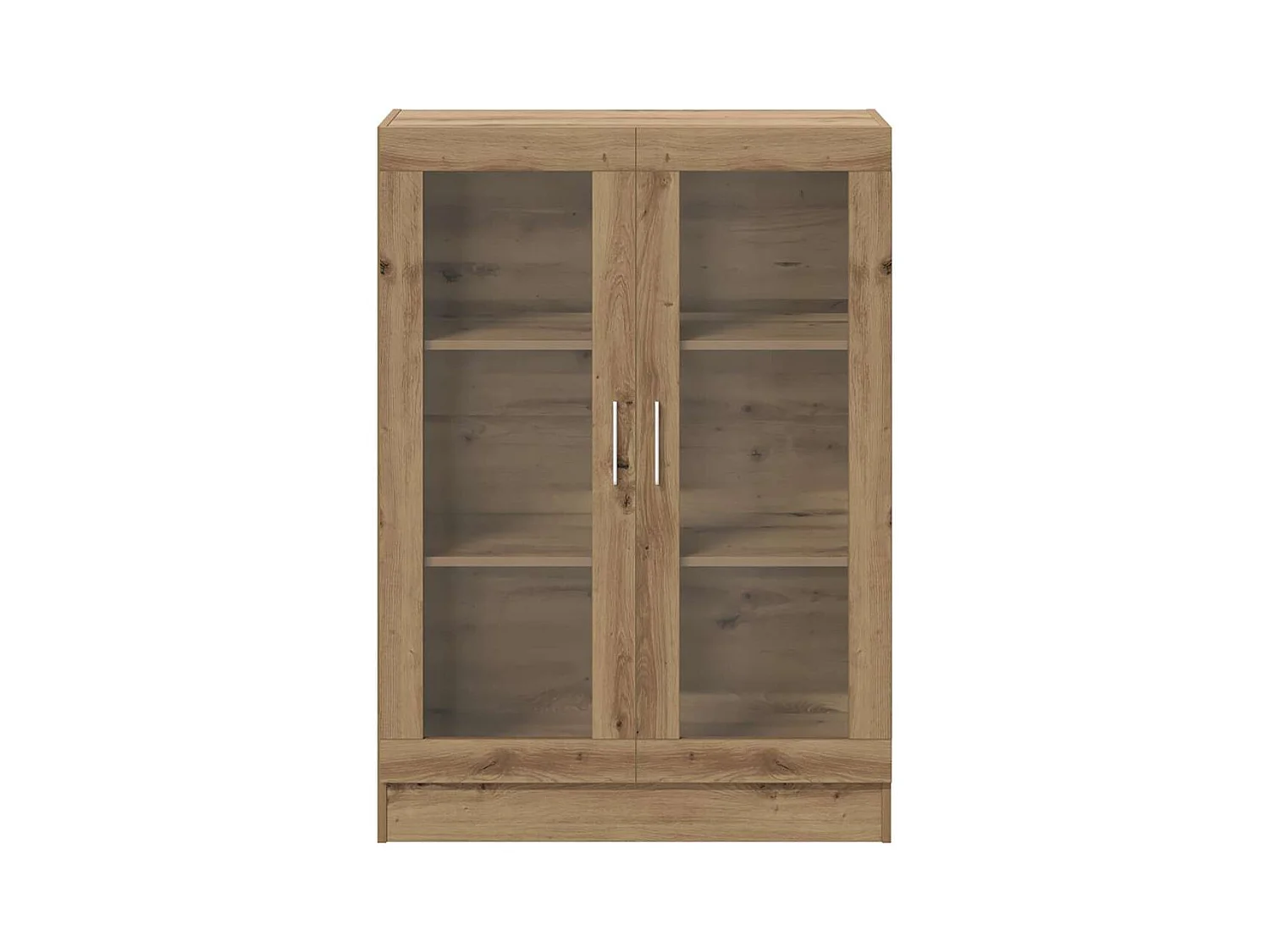 Bibliothèque chêne artisanal 82,5x30,5x115 cm bois d'ingénierie