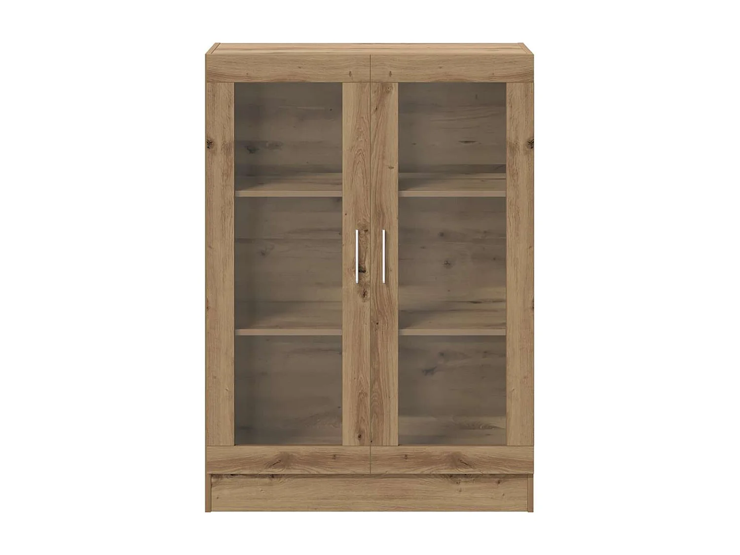 Bibliothèque chêne artisanal 82,5x30,5x115 cm bois d'ingénierie