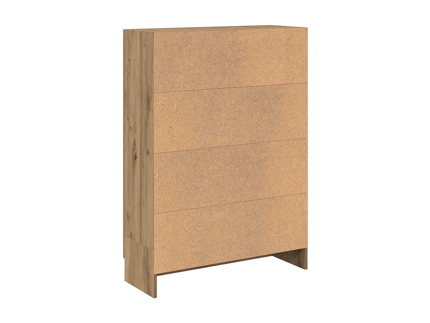 Bibliothèque chêne artisanal 82,5x30,5x115 cm bois d'ingénierie