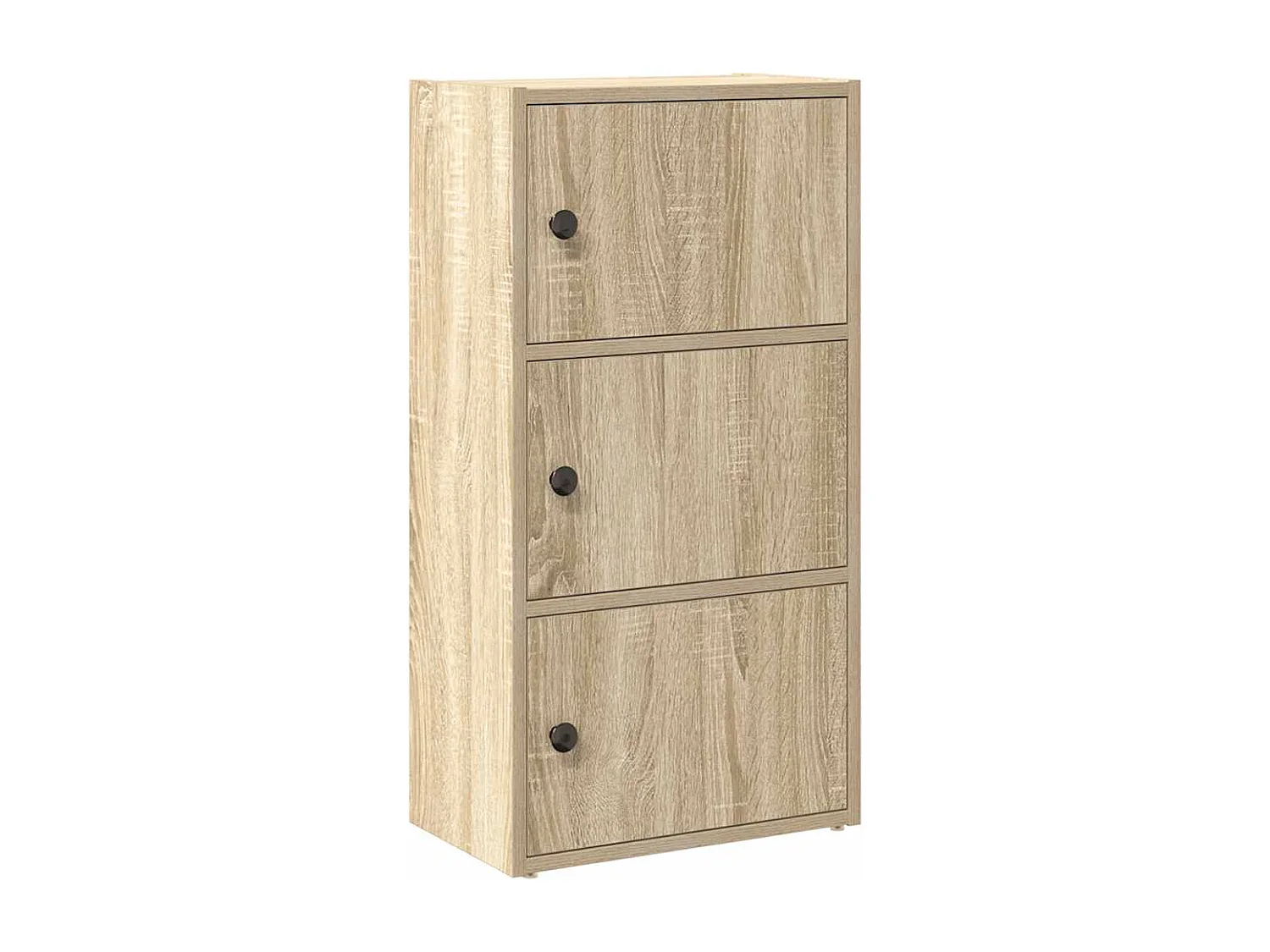 Estantería de madera de ingeniería roble sonoma 40x24x77 cm