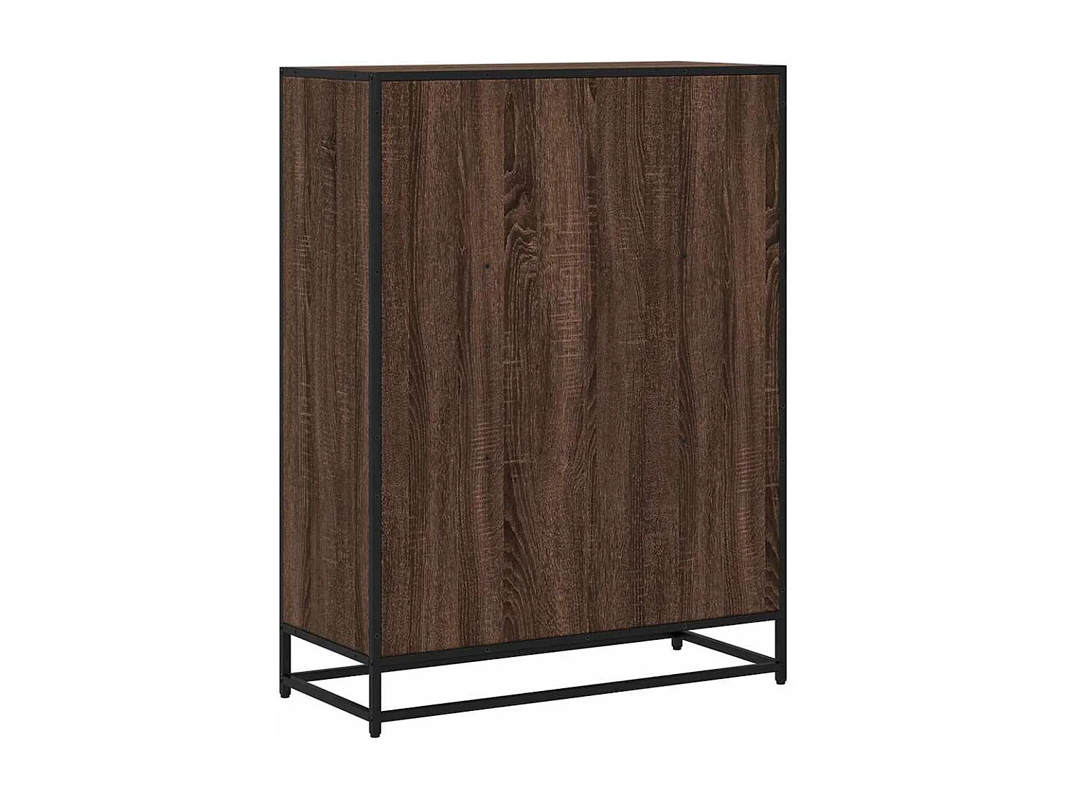 Bibliothèque chêne marron 80,5x35x107,5 cm bois d'ingénierie