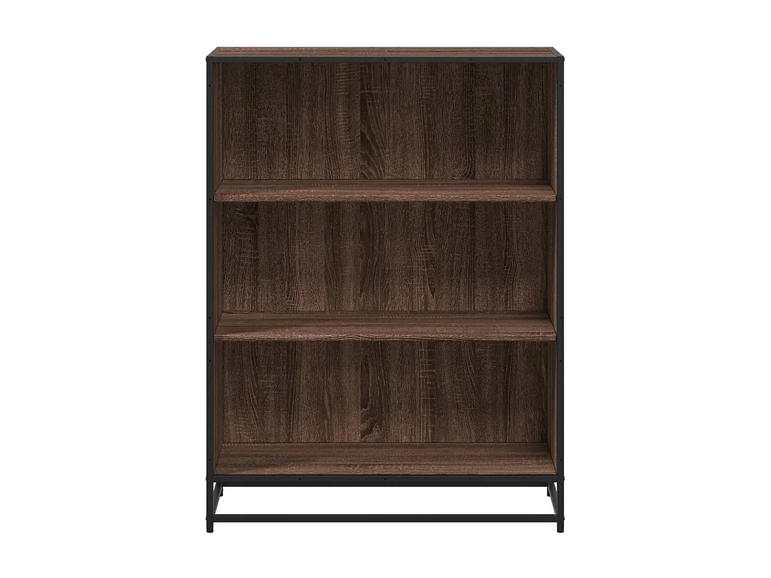 Bibliothèque chêne marron 80,5x35x107,5 cm bois d'ingénierie