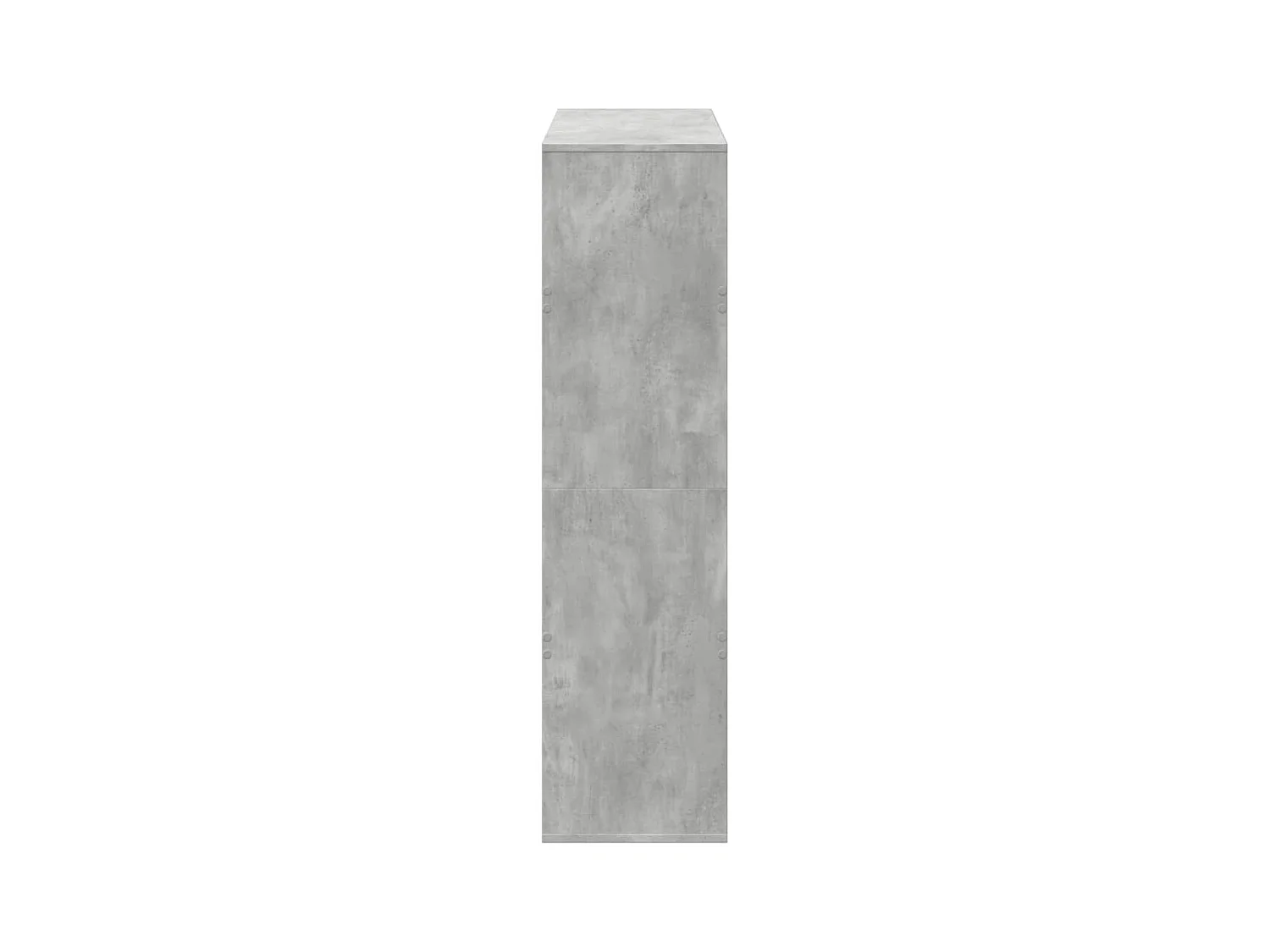 Bibliothèque gris béton 100x33x125,5 cm bois d'ingénierie