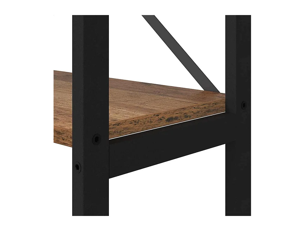 Bibliothèque Bois ancien 40 x 30 x 153 cm Bois d'ingénierie