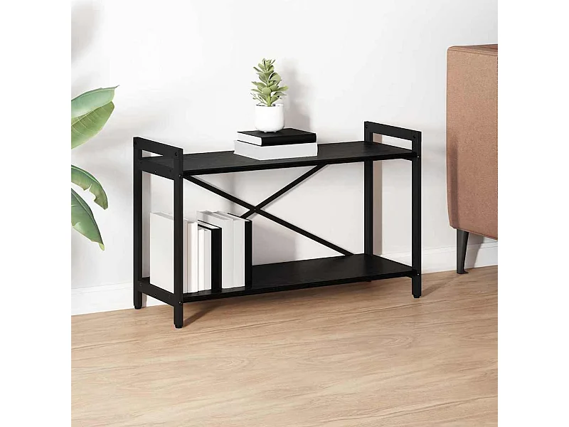 Bibliothèque Chêne noir 80 x 30 x 48.5 cm Bois d'ingénierie