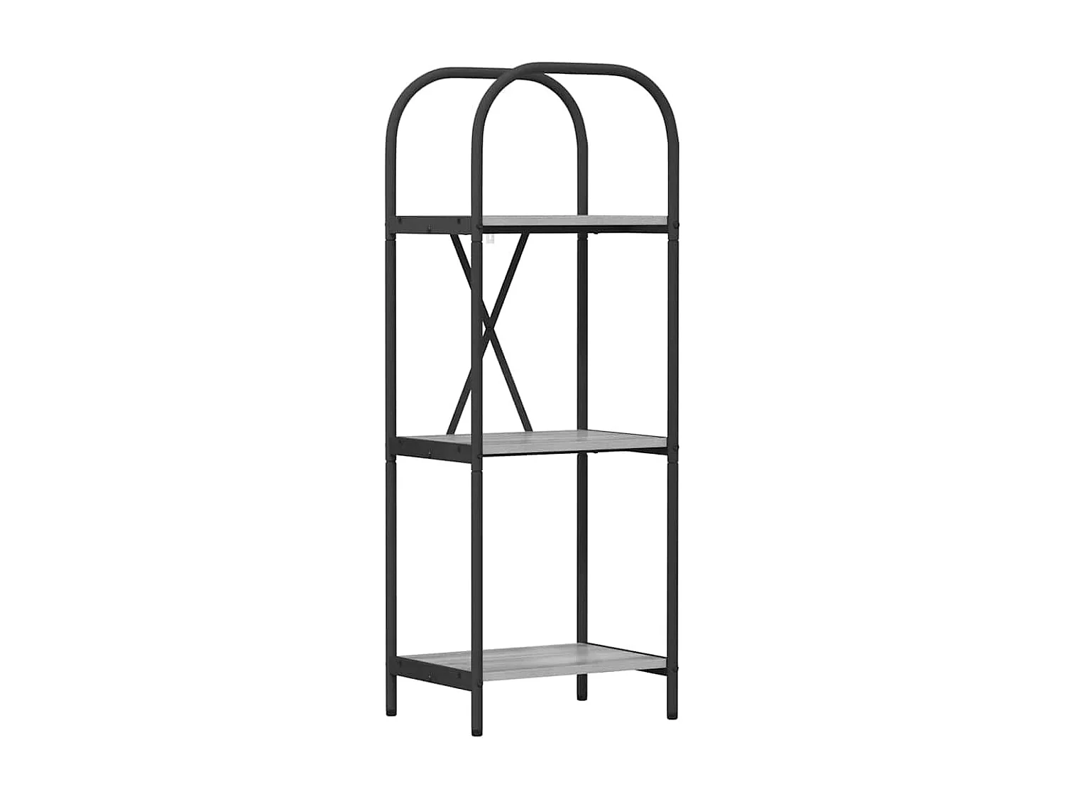 Bibliothèque Sonoma gris 40 x 30 x 109 cm Bois d'ingénierie