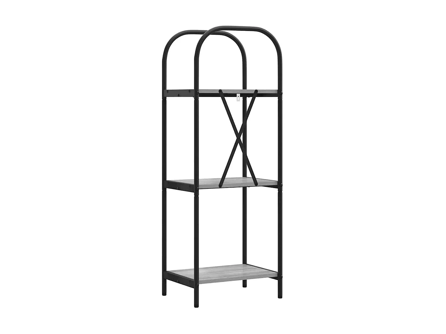 Bibliothèque Sonoma gris 40 x 30 x 109 cm Bois d'ingénierie