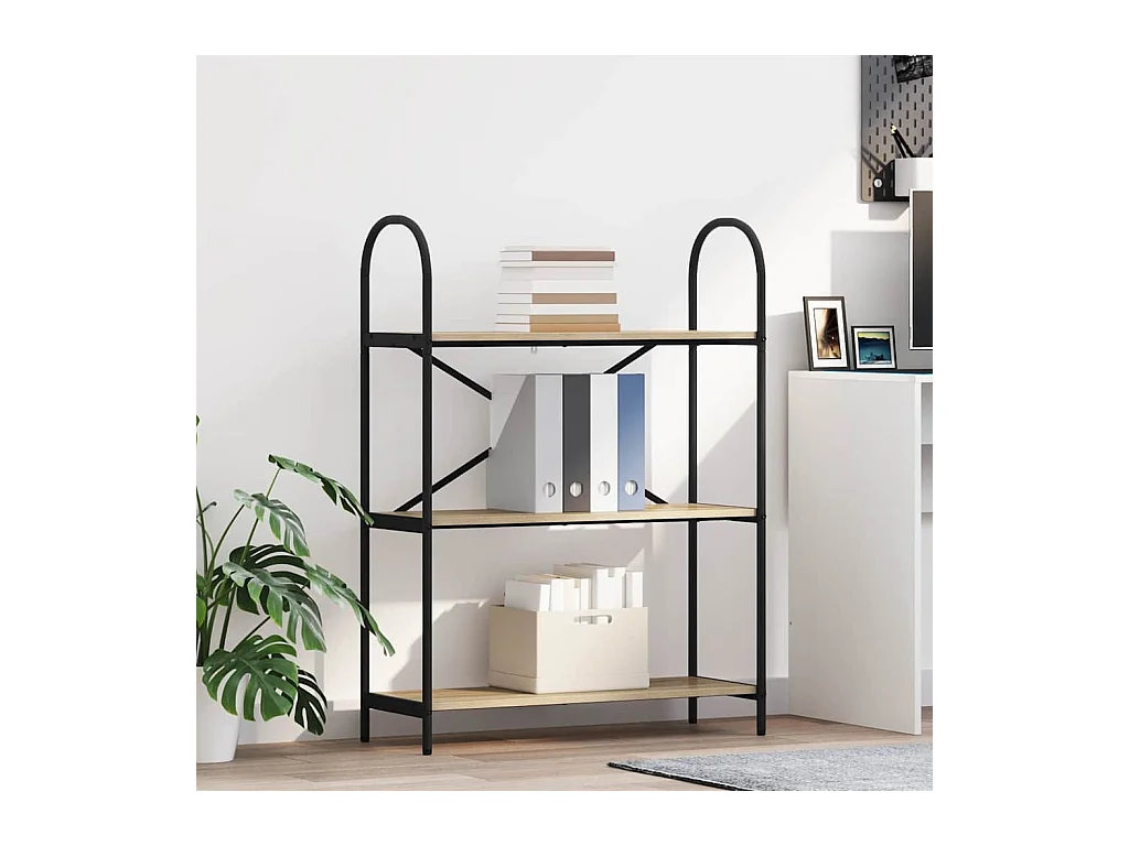 Bibliothèque Chêne sonoma 80 x 30 x 109 cm Bois d'ingénierie