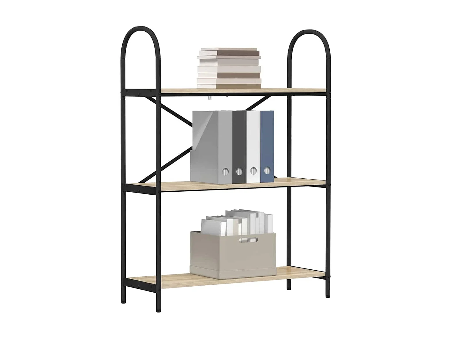 Bibliothèque Chêne sonoma 80 x 30 x 109 cm Bois d'ingénierie