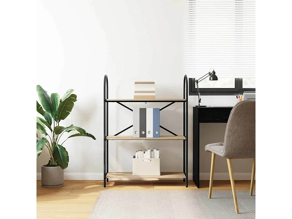 Bibliothèque Chêne sonoma 80 x 30 x 109 cm Bois d'ingénierie