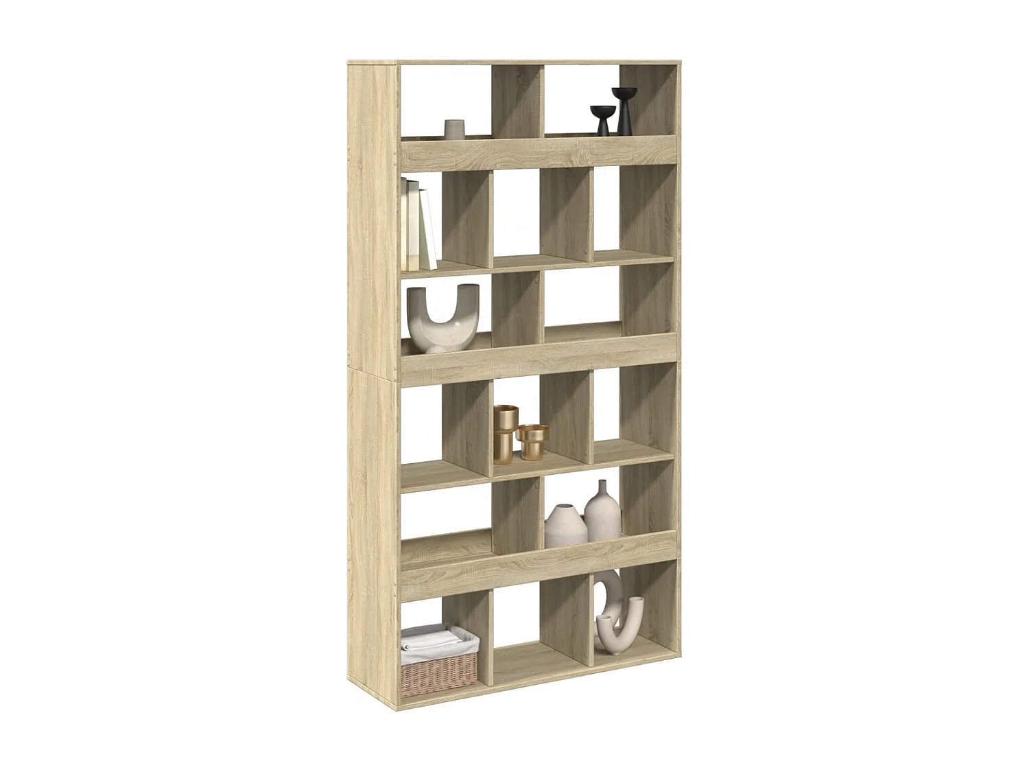 Separador de ambientes madera roble Sonoma 100x33x187,5 cm