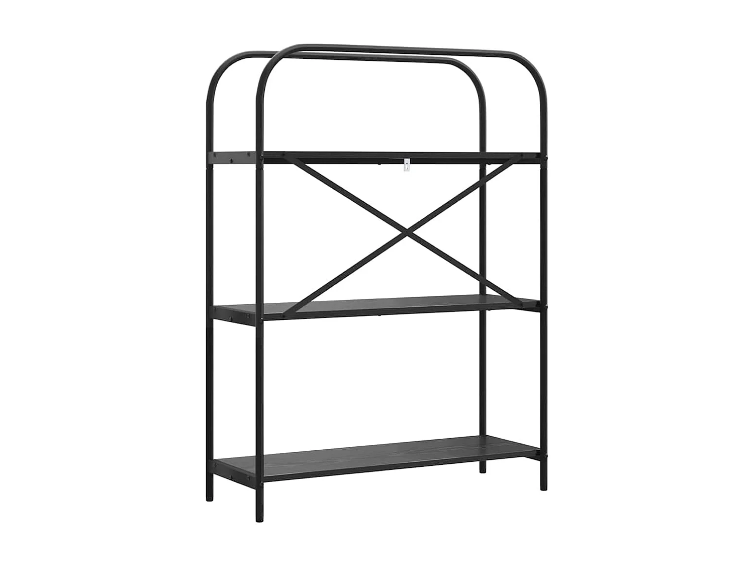 Bibliothèque Chêne noir 80 x 30 x 109 cm Bois d'ingénierie