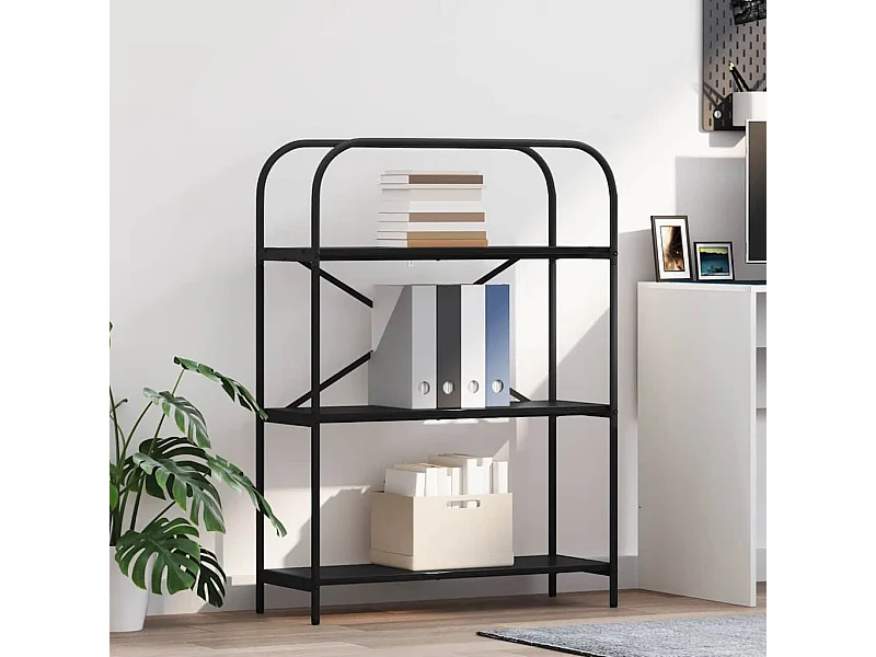 Bibliothèque Chêne noir 80 x 30 x 109 cm Bois d'ingénierie