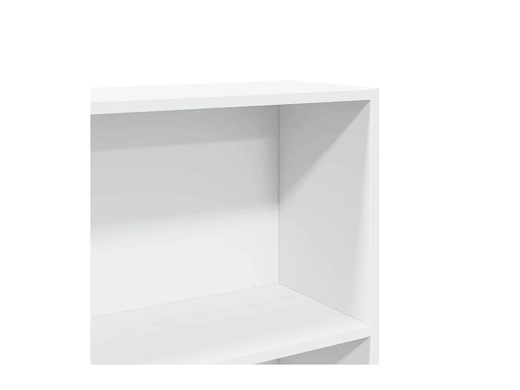 Bibliothèque blanc 80x24x176 cm bois d'ingénierie