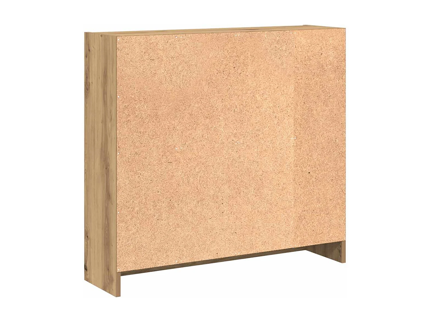 Bibliothèque chêne artisanal 80x24x76 cm bois d'ingénierie