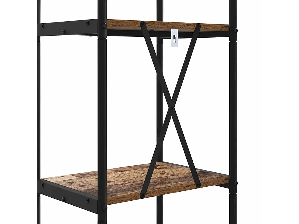 Bibliothèque Bois ancien 40 x 30 x 183 cm Bois d'ingénierie