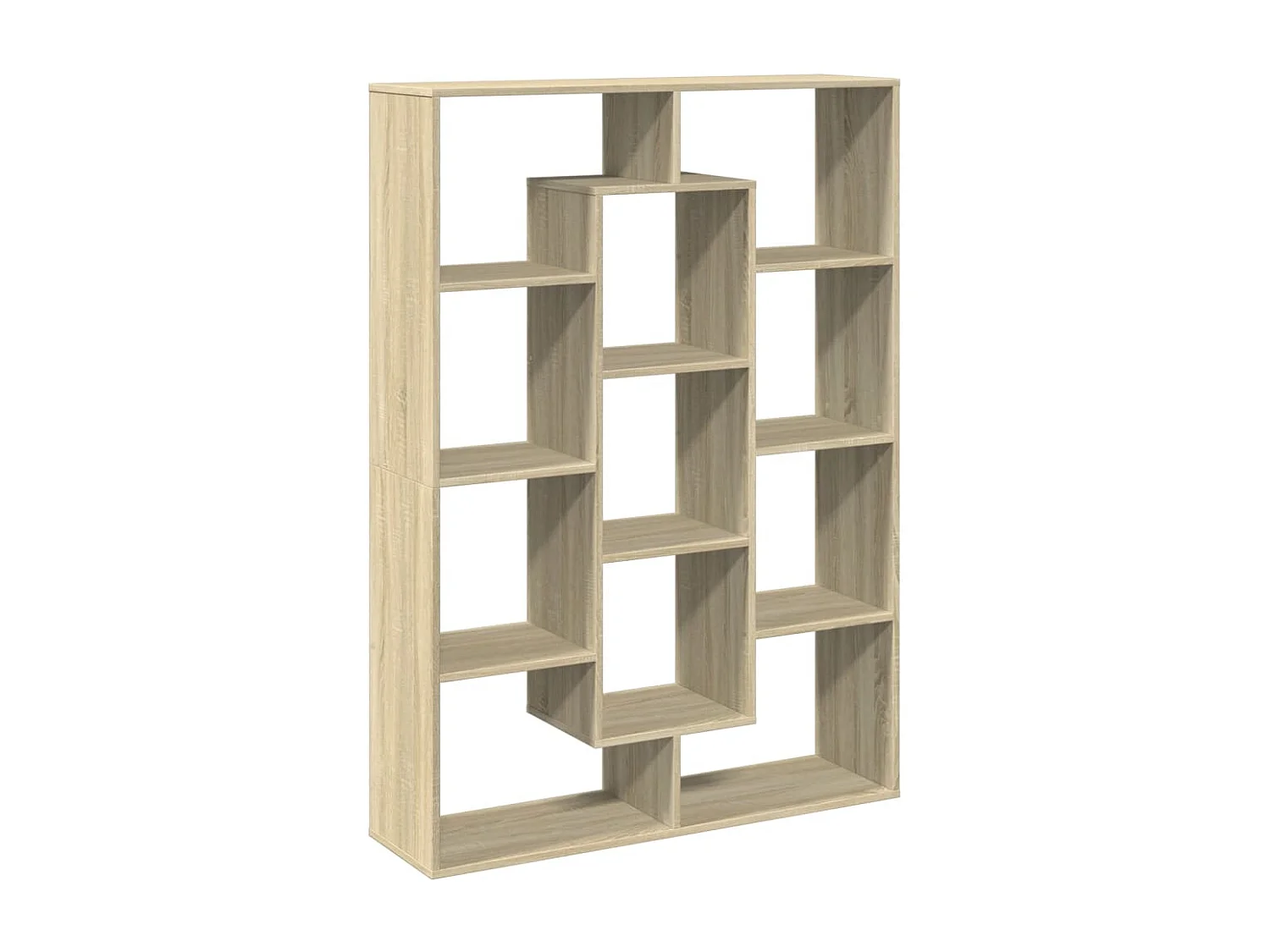 Bibliothèque chêne sonoma 102x29x143 cm bois d'ingénierie