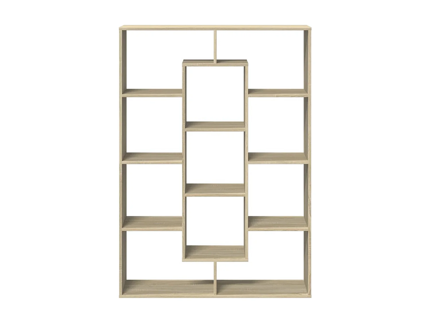 Bibliothèque chêne sonoma 102x29x143 cm bois d'ingénierie