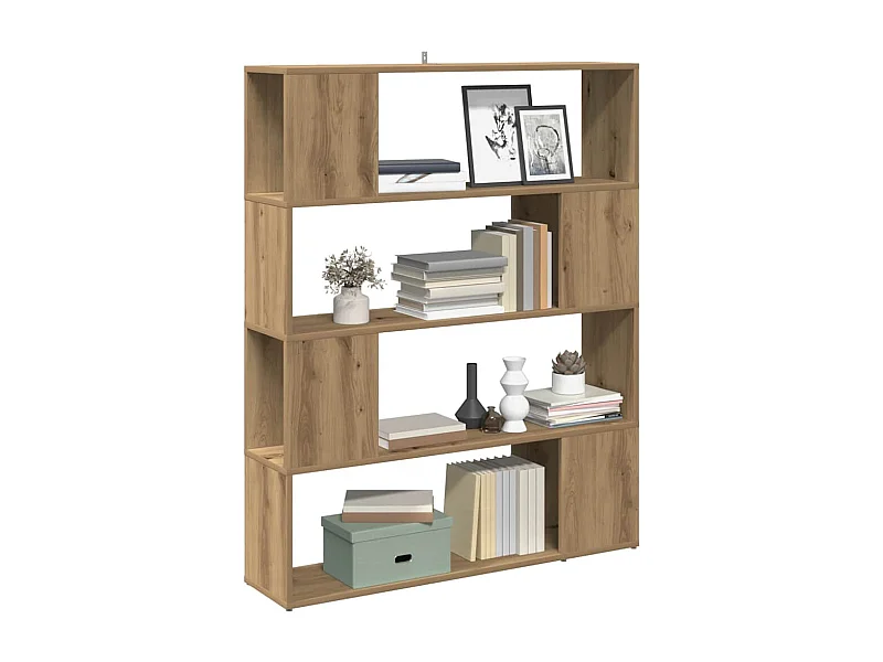 Estantería/divisor de espacios roble artisan 100x24x124,5 cm