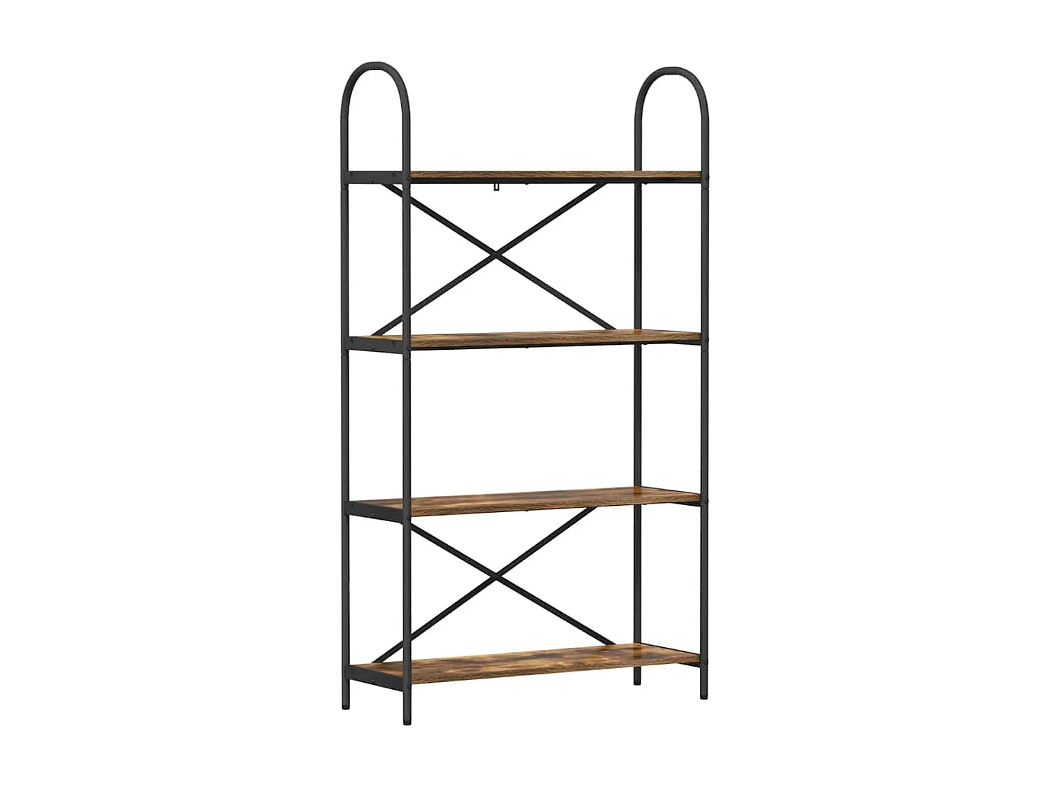 Estante Carvalho fumado 80 x 30 x 146 cm Madeira processada