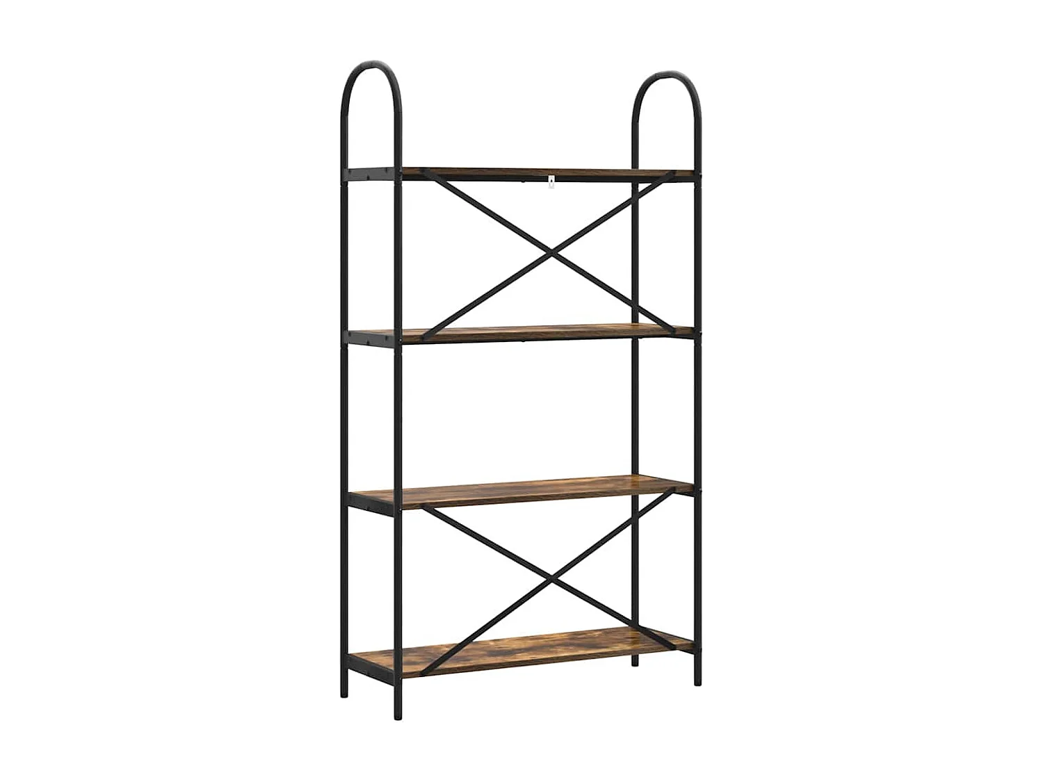 Estante Carvalho fumado 80 x 30 x 146 cm Madeira processada