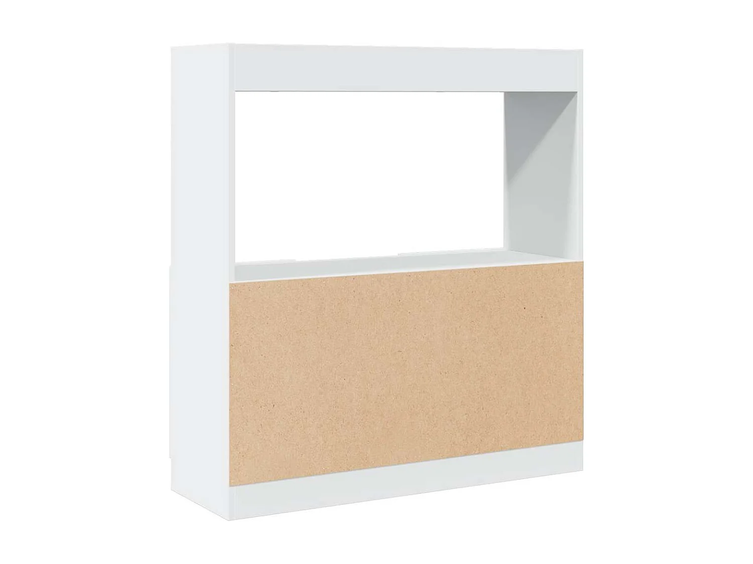 Bibliothèque blanc 92x33x100 cm bois d'ingénierie