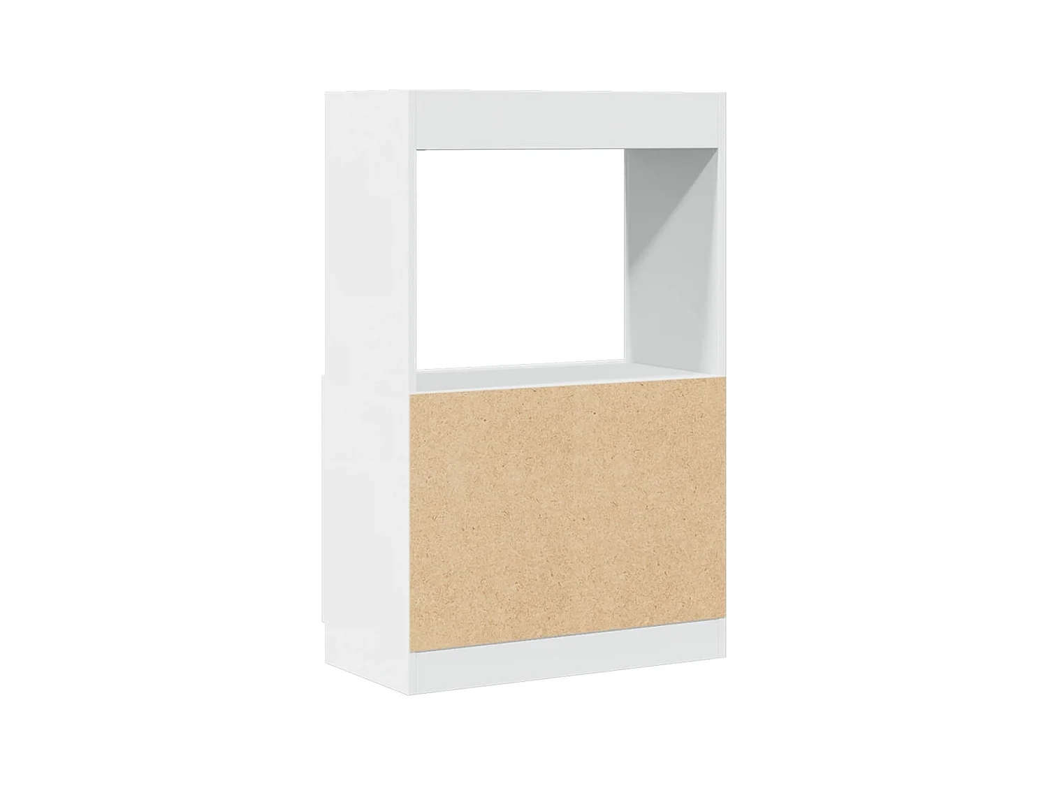 Bibliothèque blanc 63x33x100 cm bois d'ingénierie