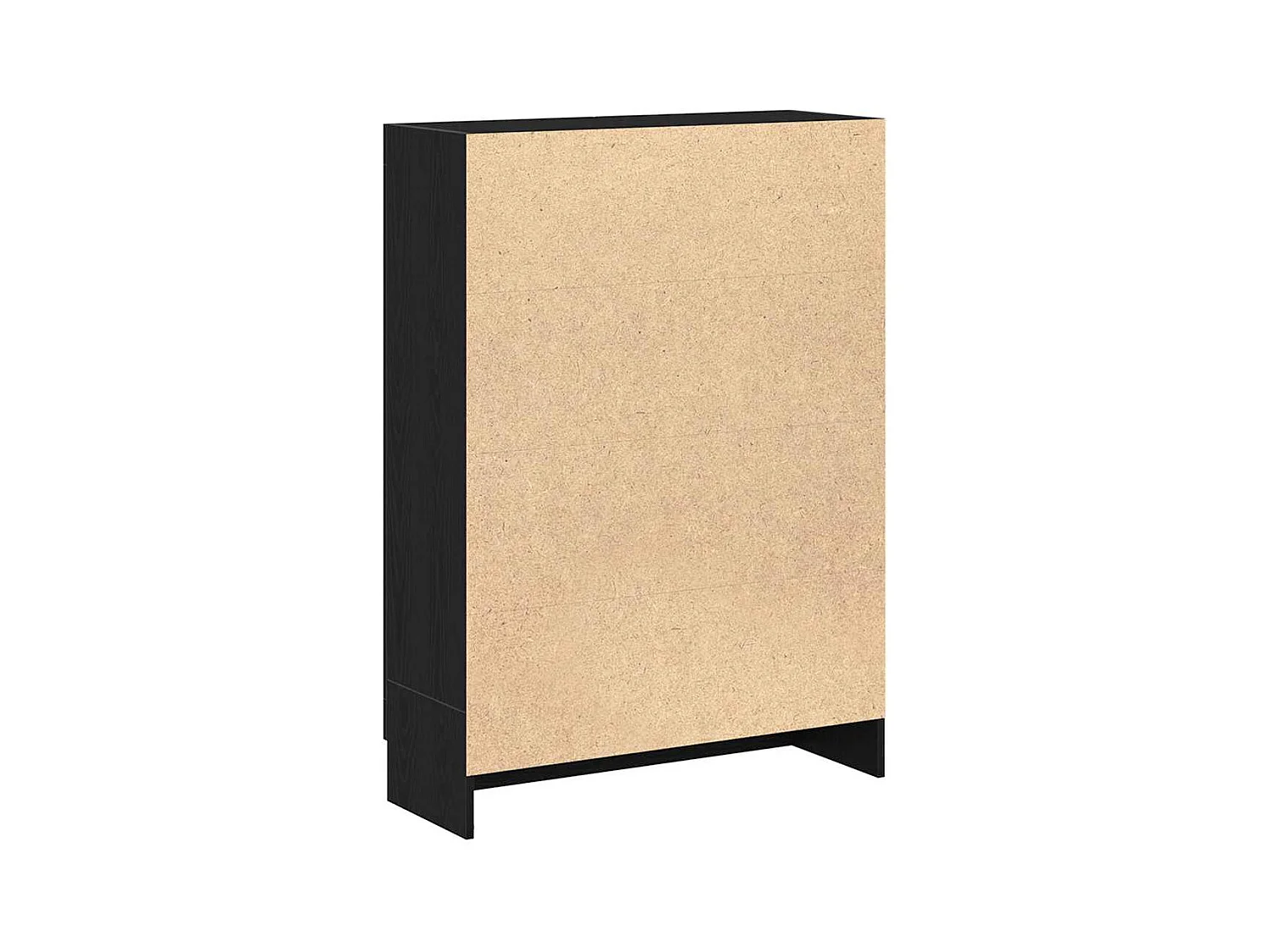 Bibliothèque chêne noir 82,5x30,5x115 cm bois d'ingénierie