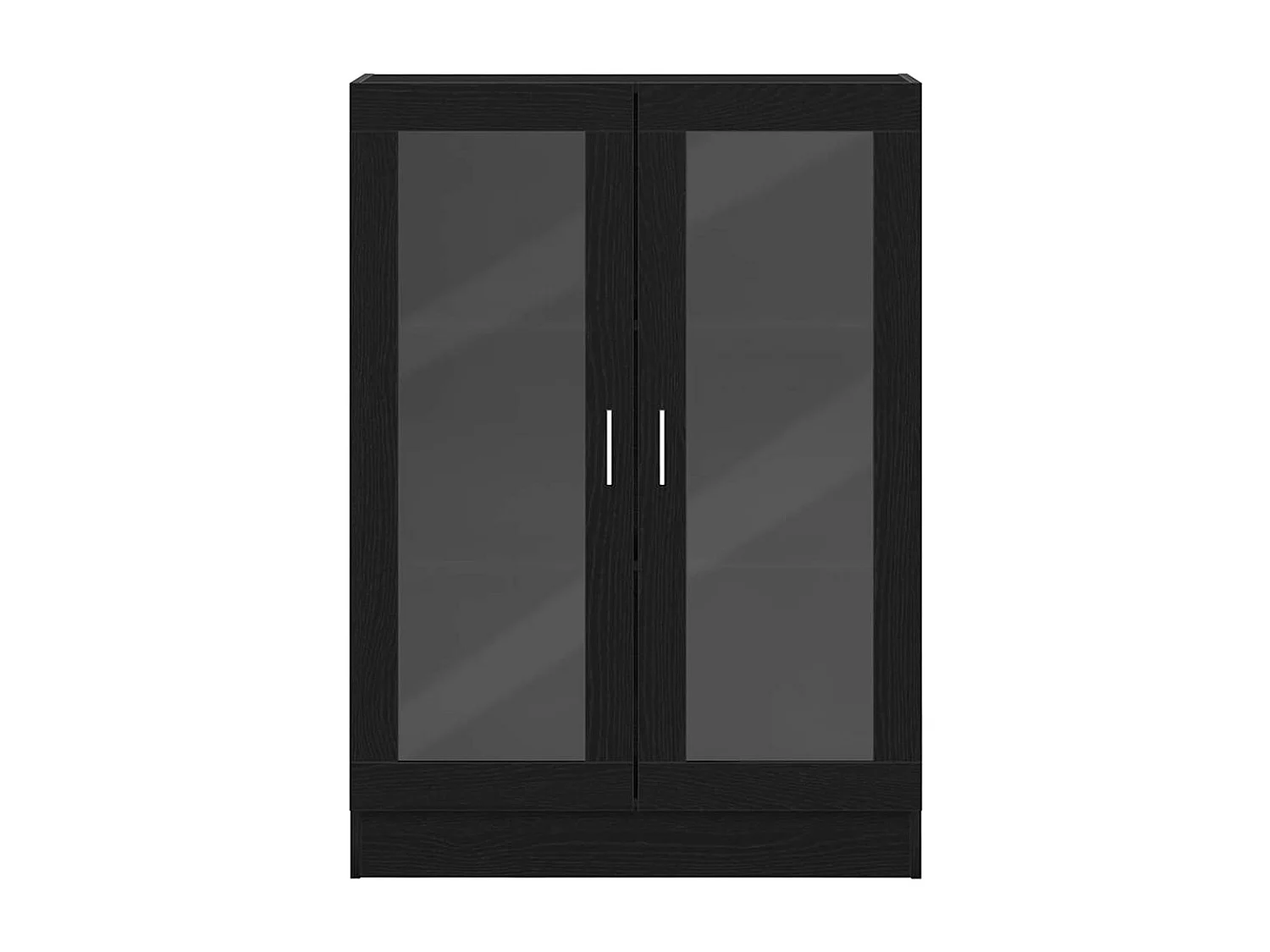 Bibliothèque chêne noir 82,5x30,5x115 cm bois d'ingénierie