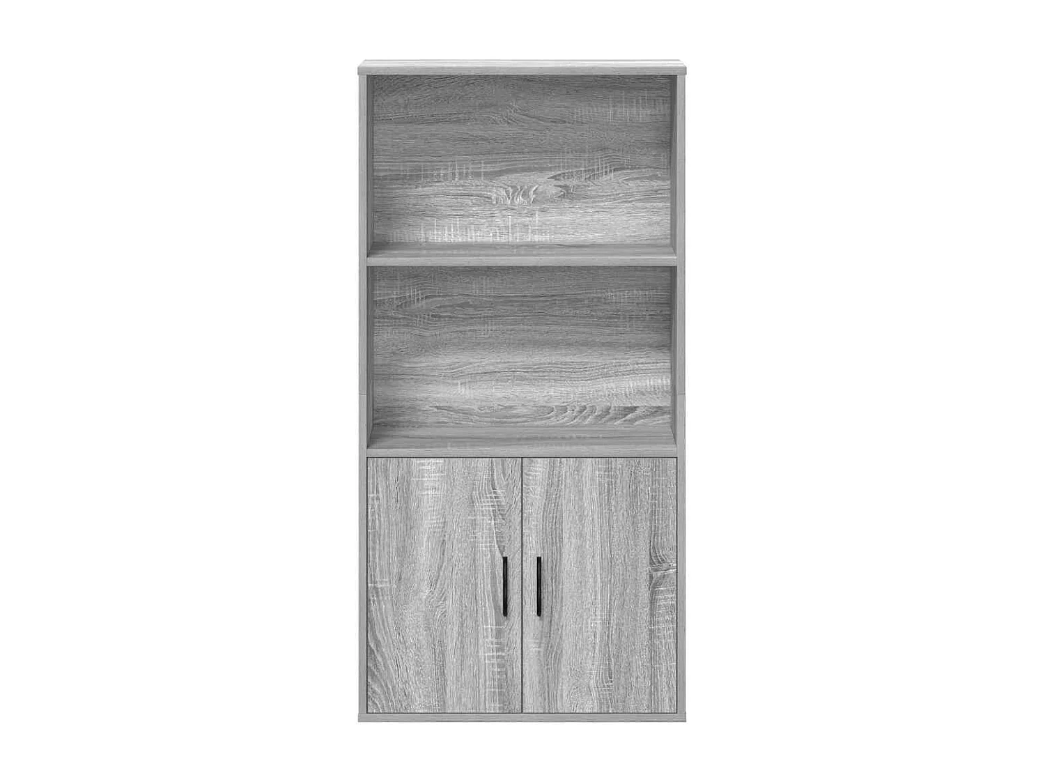 Bibliothèque sonoma gris 60x24x120 cm bois d'ingénierie