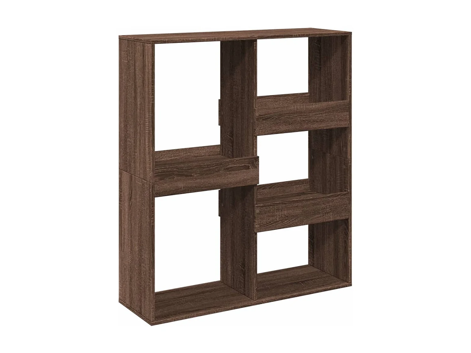 Separador de ambientes madera marrón roble 100x33x115 cm