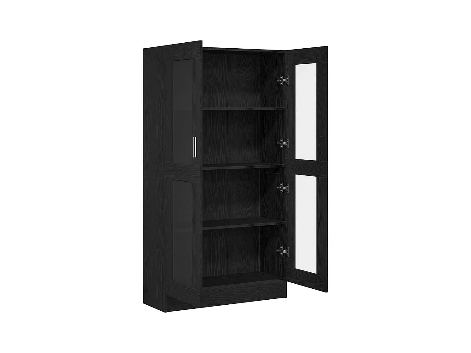 Bibliothèque Chêne noir 82.5 x 30.5 x 150 cm Bois d'ingénierie