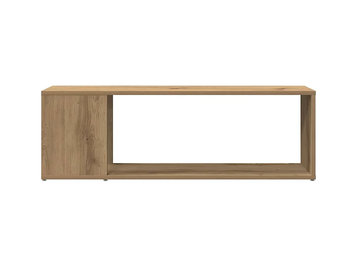 Mueble para TV madera de ingeniería roble artisan 100x24x32 cm