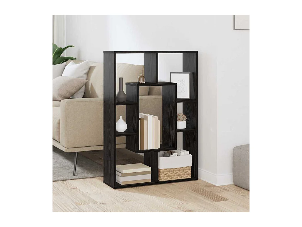 Bibliothèque Chêne noir 63 x 20 x 90 cm Bois d'ingénierie