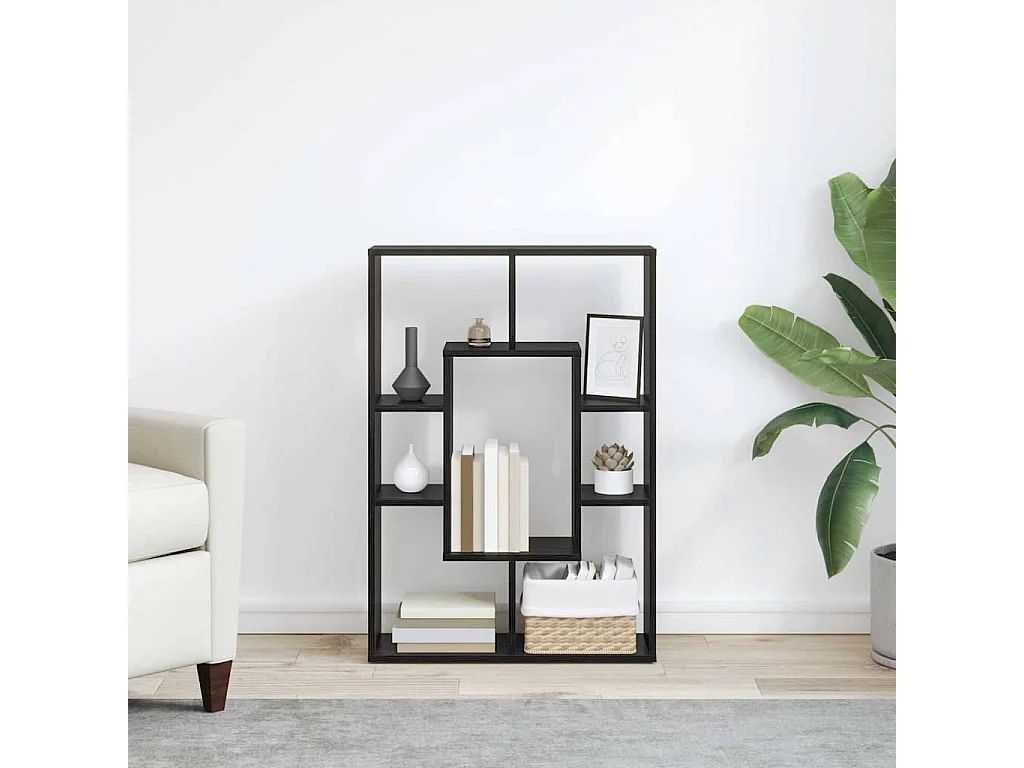 Bibliothèque Chêne noir 63 x 20 x 90 cm Bois d'ingénierie