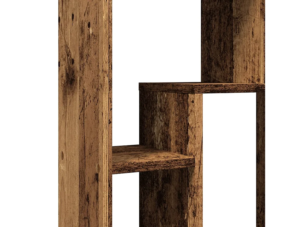 Bibliothèque vieux bois 63x20x90 cm bois d'ingénierie