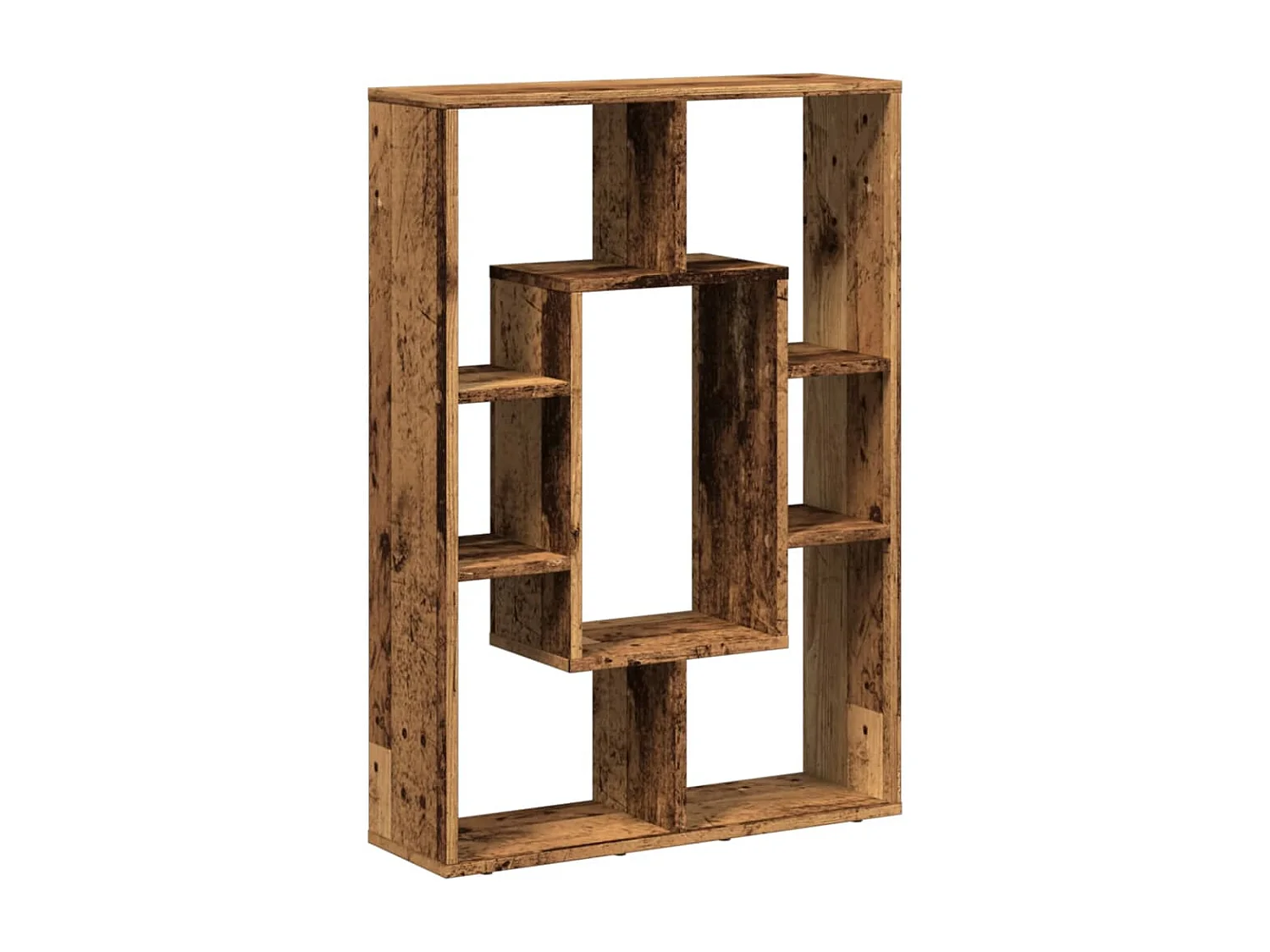 Estantería madera de ingeniería color envejecido 63x20x90 cm