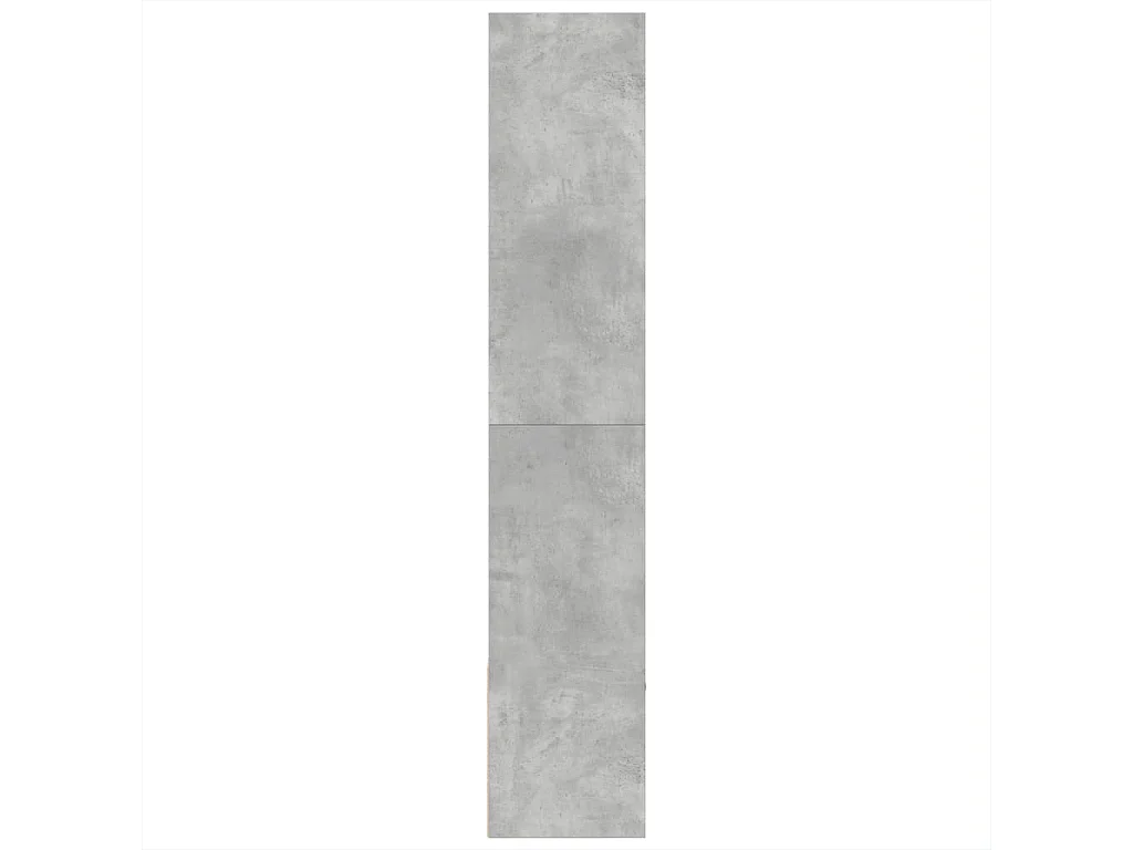 Bibliothèque gris béton 100x36x189 cm bois d'ingénierie