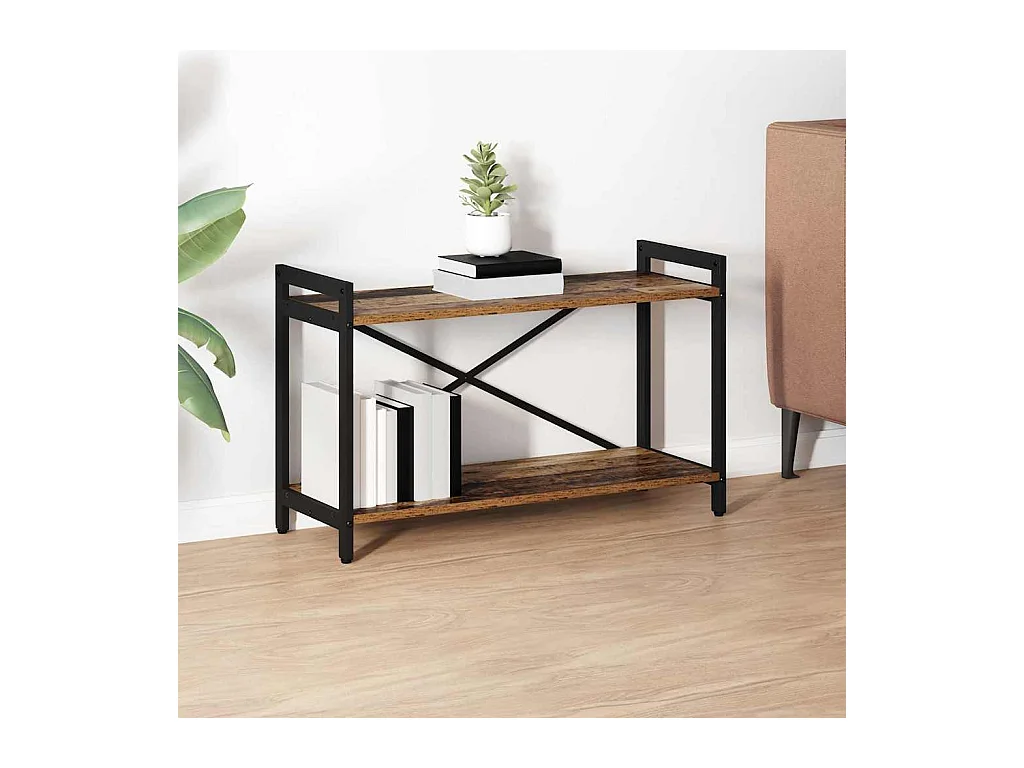 Bibliothèque Bois ancien 80 x 30 x 48.5 cm Bois d'ingénierie