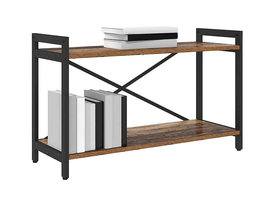 Bibliothèque Bois ancien 80 x 30 x 48.5 cm Bois d'ingénierie