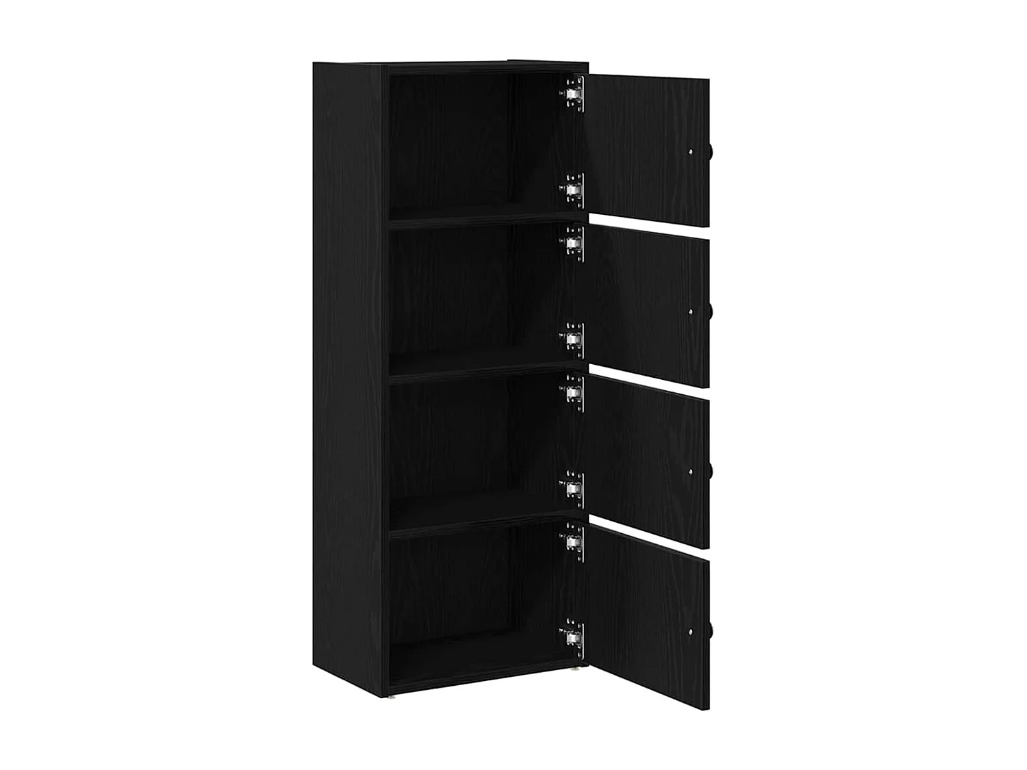 Bibliothèque chêne noir 40x24x102 cm bois d'ingénierie