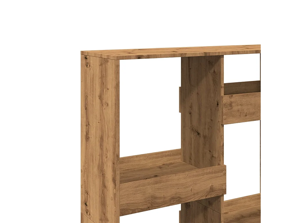 Bibliothèque chêne artisanal 100x33x135 cm bois d'ingénierie