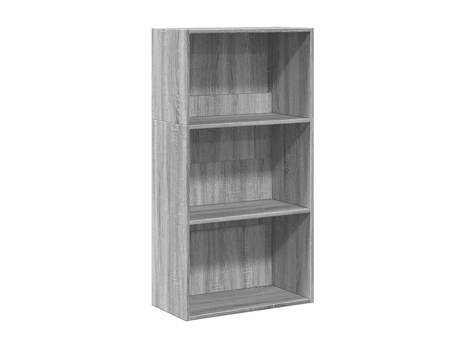 Bibliothèque sonoma gris 60x30x114 cm bois d'ingénierie