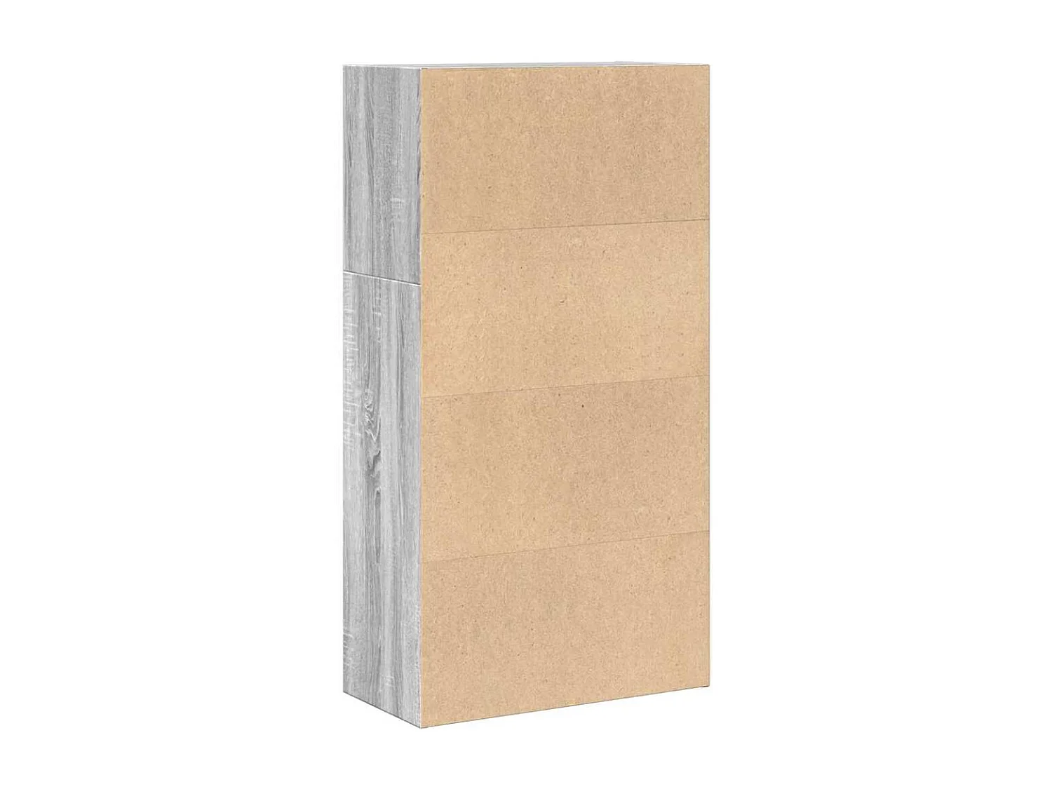 Bibliothèque sonoma gris 60x30x114 cm bois d'ingénierie