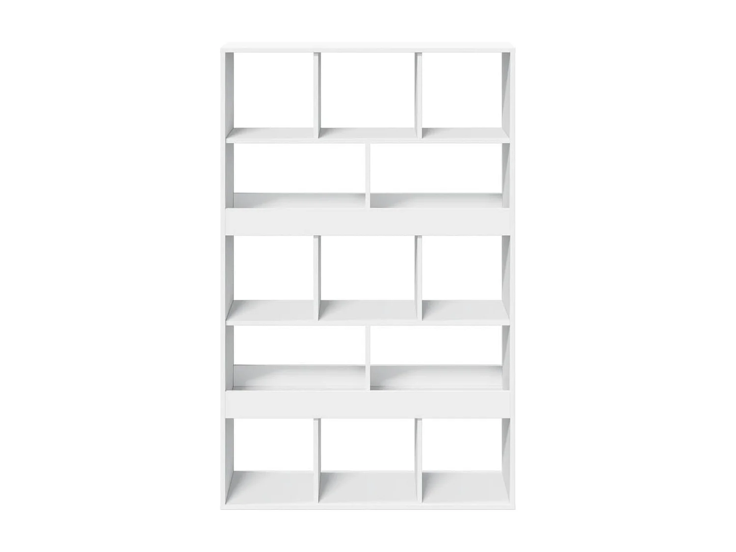 Bibliothèque / Cloison de séparation blanc 100x33x156,5 cm bois d'ingénierie