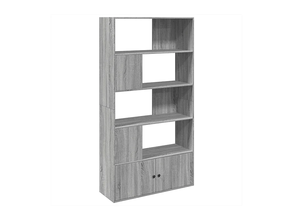 Bibliothèque sonoma gris 100x36x189 cm bois d'ingénierie