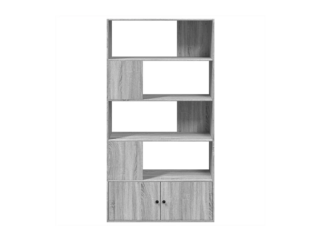 Bibliothèque sonoma gris 100x36x189 cm bois d'ingénierie