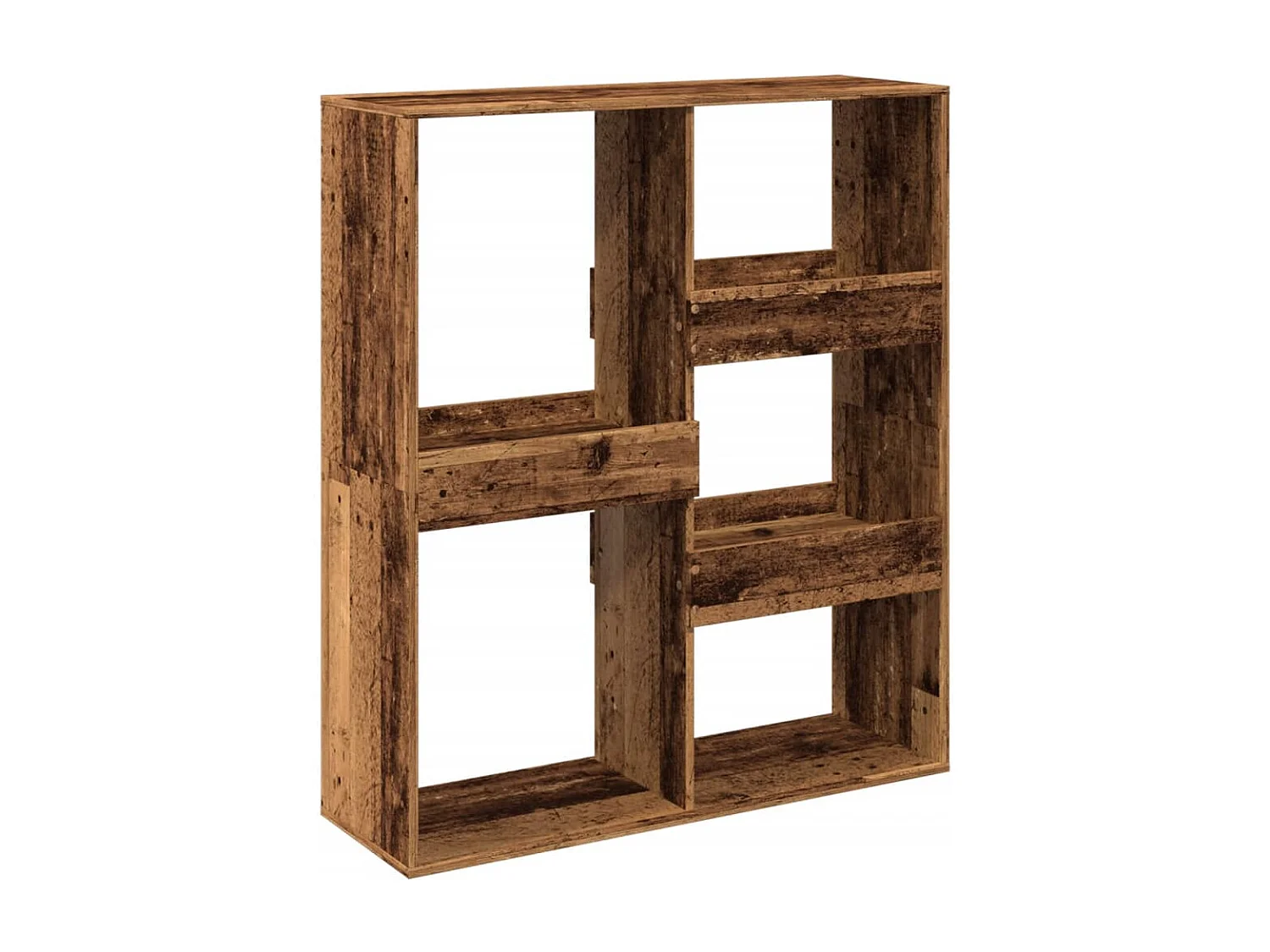 Estantería/divisor de espacios madera envejecida 100x33x115 cm